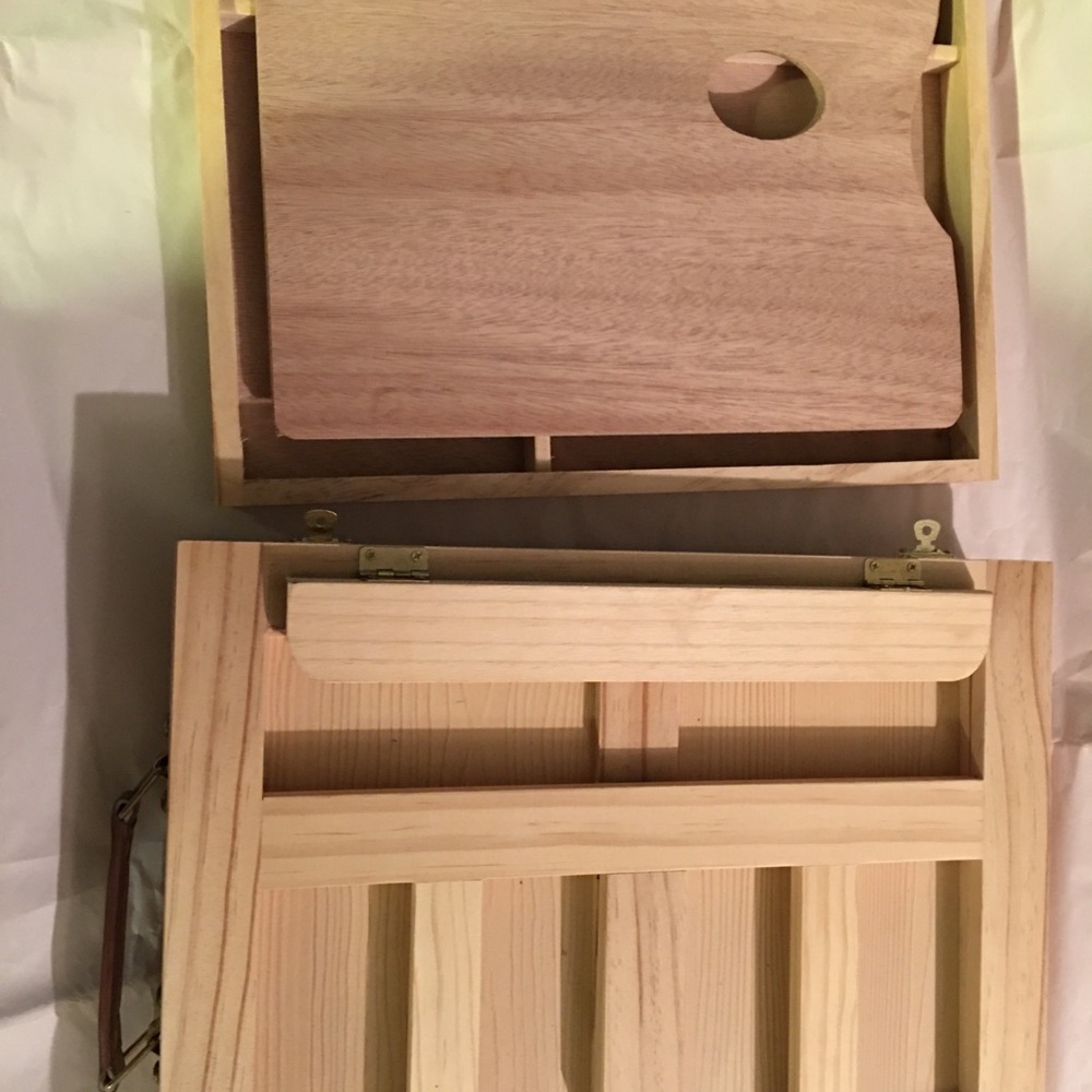 Wooden Artist Easel Box